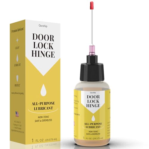Door Hinge Lubricant, 1oz Needle Oiler for Lock, Tools, Bicycles - size: 1 oz