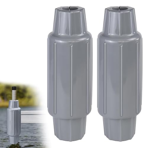 Dock Bumpers for Poles/Post, Boat Dock Bumpers Fenders - color: Gray-2pk, size: 17.6 Inch Length