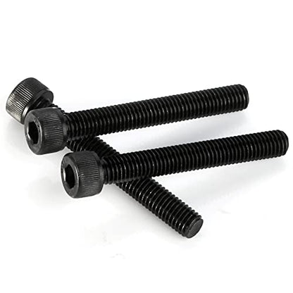 3/8-16 x 1 Socket Head Cap Screws Cap Bolts, 12.9 Grade Alloy Steel Black Oxide, UNC Coarse Thread Fully Threaded, 10 PCS - size: 3/8-16 x 1"