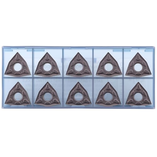 CNC Carbide Inserts WNMG431 Wnmg 080404 for Metal Cutting Steel, Semi-Finishing chipbreaker for Turning Cutter, 10 PCS - size: WNMG 431-PM