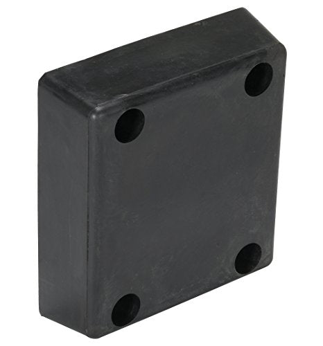 Vestil B-1213-4 Rubber Molded Bumper 12-13/16 In. x 11-13/16 In. x 3-7/8 In. Black - size: 11.8125 inches width