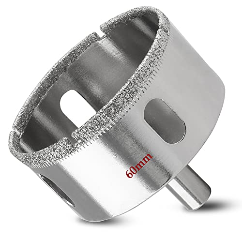 Luomorgo 60mm/2 3/8 inch Diamond Hole Saw - size: 1Pcs, 60mm / 2 3/8 inch