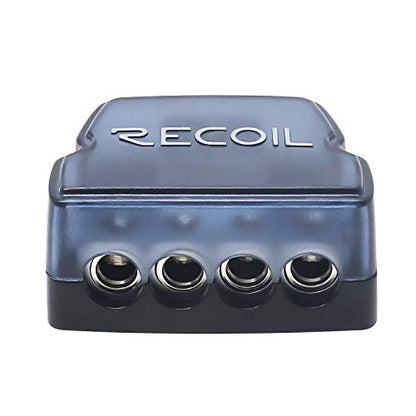 Recoil DB14P 4 Way Power Distribution Block Ground Block Car Audio 2 Pack - style: 4 Way Power Distribution Block 2PCS
