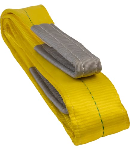 JET Eye & Eye 2-Ply Polyester 4" x 6' Web Sling (262406) - size: Eye & Eye 4" x 6' Web Sling