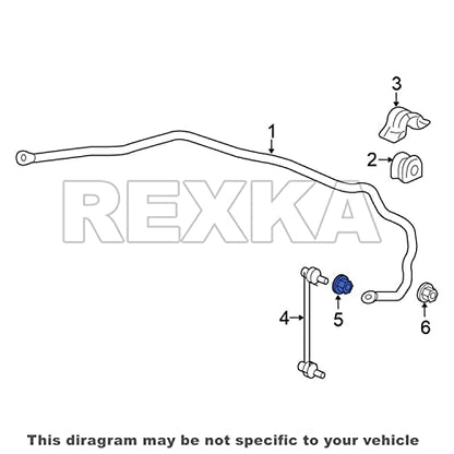 Rexka 15pcs Exhaust Serrated Flange Spin Nuts M10-1.25 for Toyota Honda 90212-SA5-003 Accord Civic Odyssey Acura