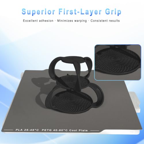 184mm Cool Build Plate for Bambu Lab A1 Mini Double-Sided Smooth High-Viscosity Spring Steel Sheet Magnetic Flexible Print Bed Surface - color: Cool Plate Grey, size: 184mm A1 mini