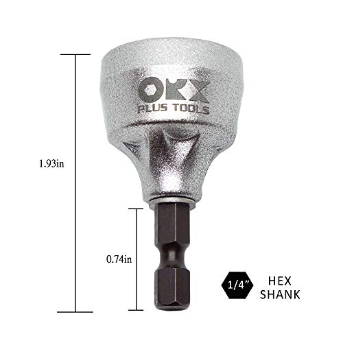 ORXPLUS Tools 2PC Internal & External Deburring Chamfer Tool Set 1/8"-3/4" - size: 2PCS Deburring Chamfer Tool Set