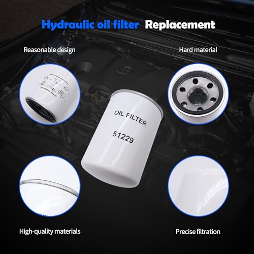 Hydraulic Filter Compatible with John Deere 670 750 650 950 790 - style: 51229