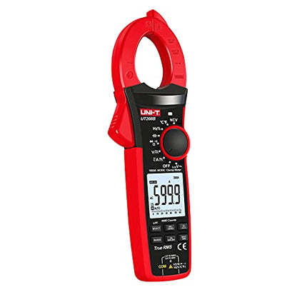 UNI-T Digital Clamp Meter UT208B Inrush Current AC/DC 1000A TRMS HVAC Volt Amp Ohm Meter Clamp On Multimeter Auto Ranging 6000Counts Voltage Frequency LPF ACV Capacitance Duty Cycle Temperature Tester - size: UT208B