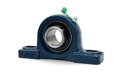 Jeremywell UCP204-12 Pillow Block Bearing (2 Pack), 3/4 inch Bore, 2 Bolt Flange Mounted, Solid Cast Iron Base, Self-Alignment - size: UCP204-12