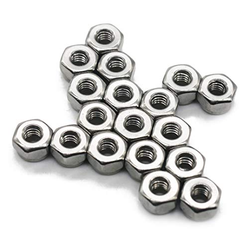 Fullerkreg #4-40 UNC Nylon Insert Lock Nut, 18-8 Stainless Steel - size: 4-40 (100 Pack)