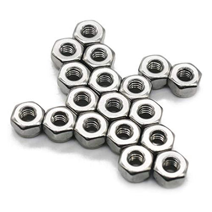 Fullerkreg #4-40 UNC Nylon Insert Lock Nut, 18-8 Stainless Steel - size: 4-40 (100 Pack)