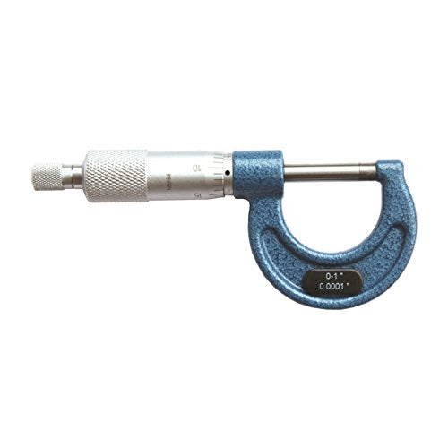 HFS 0-1 Inch Imperial Vernier Gauge Micrometer, 0.0001 Inch Graduation - size: 0-1"x0.0001", style: Classic Ratchet