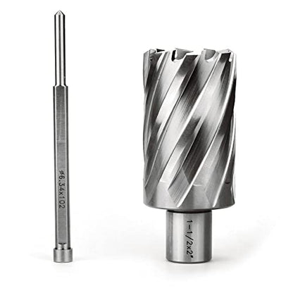 OSCARBIDE 1-1/2" x 2" HSS Annular Cutter 3/4" Weldon Shank Mag Drill Bit