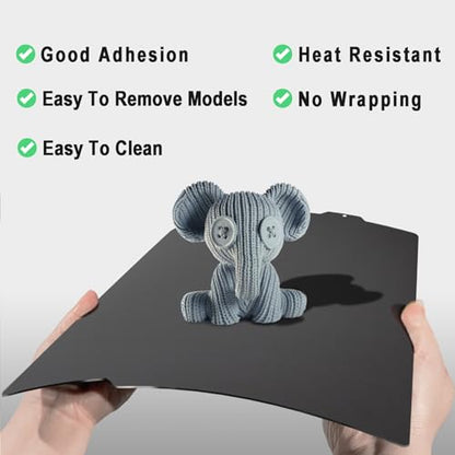 A1mini Smooth&Textured PEI Build Plate 184x184mm - color: Smooth&Textured PEI, size: 184x184mm