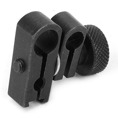 Dial Indicator Clamp Chuck, Steady Tungsten Clamps Chuck, Adjustable Swivel Dovetail Clamps, Strong Indicator Rotatable Clamp for Dial Test Indicator, 8MM 6MM 4MM, Black