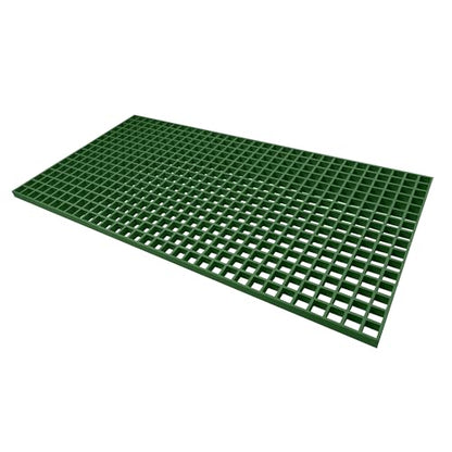 Agfabric 24x48x1in Molded Fiberglass Grating, Durable FRP Grating for Car Wash, Swimming Pool and Industrial Drainage, Deck, Patio, Yard, Wearproof, Rustless, Green 1 Pack - color: Green, size: 2ftx4ft x 1in