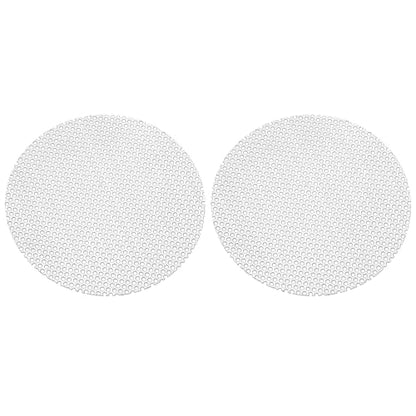 PATIKIL 4" Dia 304 Stainless Steel Perforated Sheet 0.06" Hole 2 Pcs - size: 4inch