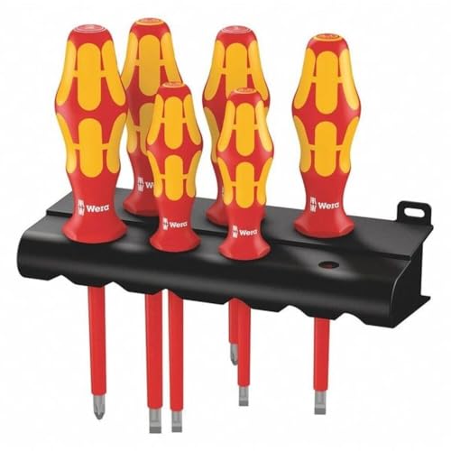 Wera Kraftform Plus 160i/6 Insulated Professional Screwdriver Set, 6-Piece