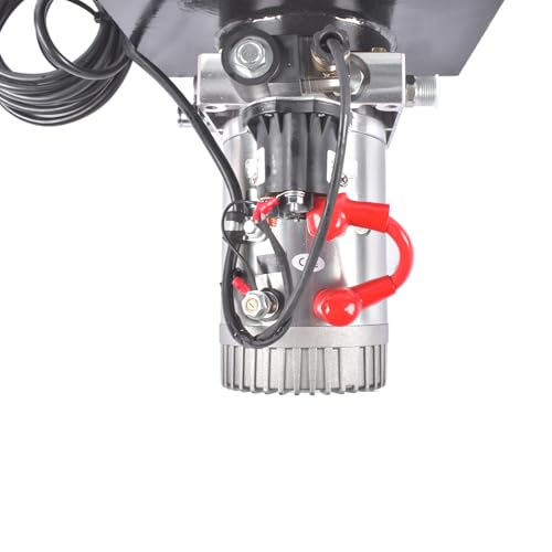 20 Quart 12V DC Hydraulic Power Unit Single Acting Hydraulic Dump Trailer Hydraulic Pump Power-Up Supply Unit 3200 PSI SAE #6 Ports Steel Reservoir for Dump Truck Car Lifting Truck 1.6KW Mustrod - size: 20 Quart Single Acting
