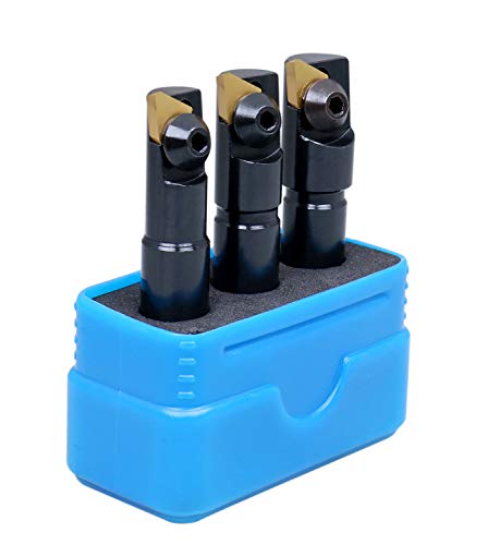 Accusize Indexable End Mill Set, 1/2" Shank, 0046-0510