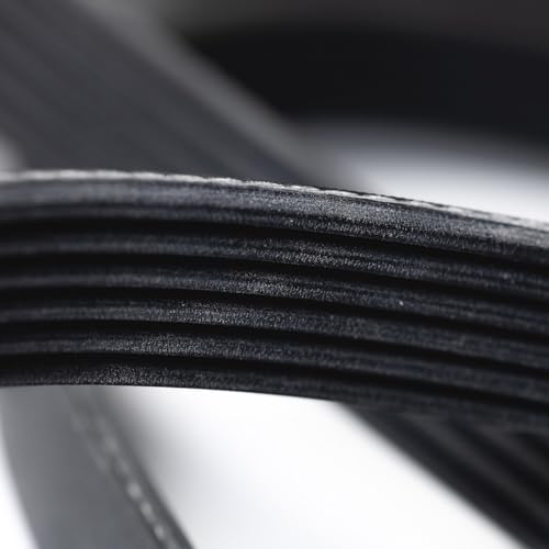 uxcell 140J6 Rubber Poly V Belt, 6 Ribs PJ V-Ribbed Belt 14" Length x 0.55" Width x 0.14" Thick, Industrial Transmission Drive Belt - size: 14" Length