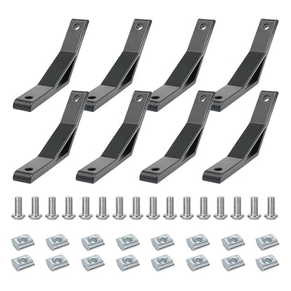 8 Sets 135 Degree 2020 Aluminum Extrusion Accessories Angle Bracket - style: 135D20-8P