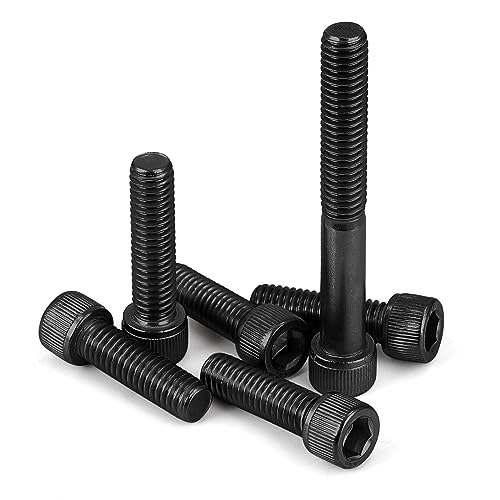 5/16-18 x 3/4" Socket Head Cap Screws Cap Bolts, 12.9 Grade Alloy Steel Black Oxide, Allen Hex Drive, UNC Coarse Thread Fully Threaded, 10 PCS - size: 5/16-18 x 3/4"