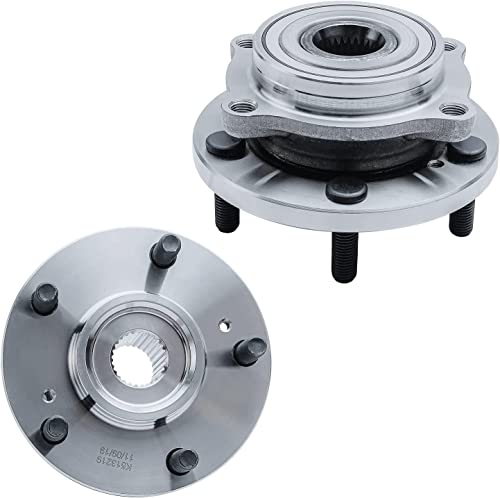 Detroit Axle - Front Wheel Hubs Rack & Pinion for Mitsubishi Endeavor - size: 3KW1201107_W/B