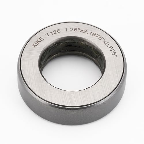 XIKE T126 Thrust Tapered Roller Bearing, 1.26 Inch Bore, 2-Pack - size: T126x2