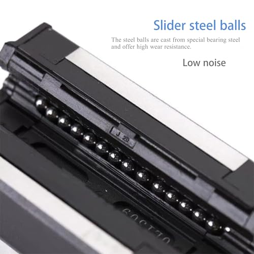 HGH15CA Linear Slider Bearing Blocks 2Pcs,15mm HG15 Linear Motion Ball Bearing Carriage Slider Sliding CA Block for Square Linear Slide Guide Guideway Rail HGH15 HGR15 as CNC Kit Part Replacement - size: HGH15CA