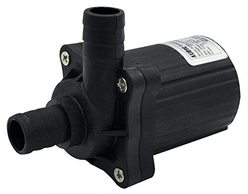 AUBIG DC40A-1245 DC 12V 1.2A 14.4W Brushless Magnetic Drive Centrifugal Submersible Oil Water Mini Pump 620L/H 4.5M/14.7ft - color: Max Flow Rate: 620l/H