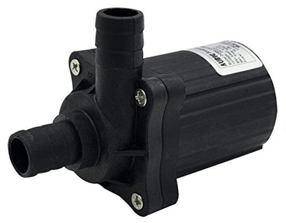AUBIG DC40A-1245 DC 12V 1.2A 14.4W Brushless Magnetic Drive Centrifugal Submersible Oil Water Mini Pump 620L/H 4.5M/14.7ft - color: Max Flow Rate: 620l/H