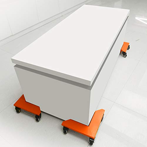 SPACEKEEPER Furniture Mover 1380 LB Furniture Dolly 4 Pack Cabinet Roller