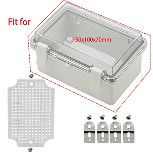 Zulkit Junction Box Mounting Plates (5.9" x 3.9" x 2.8") - size: 5.9" x 3.9" x 2.8"