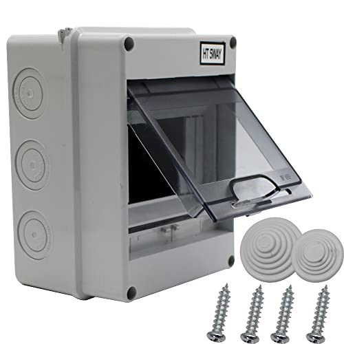 MAKERELE Circuit Breaker Distribution Box Electrical, 5 Way - size: 5WAY-160mmx120mmx95mm
