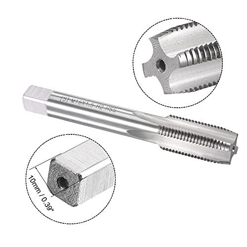 uxcell M16 x 1.5mm Metric Tap and Die Set, Machine Thread Screw Tap with Round Threading Die, Tap & Die Kit for Nut Screw Bolt Thread Repair - size: M16 x 1.5mm