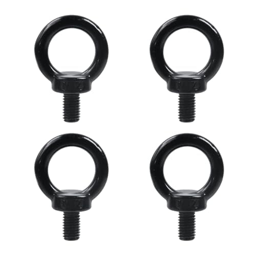 Antrader M12 Lifting Eye Bolts,Steel Machinery Shoulder Lifting Eye Bolt - size: M12,4pcs