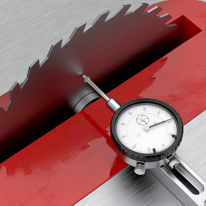 HDLNKAK Table Saw Dial Indicator Gauge, 0-1"/0.001" Dial Indicator - color: Table Saw Dial Indicator Gauge