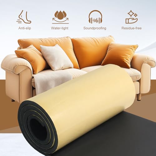 Eunice Sponge Neoprene Foam Sheet with Adhesive, 12 in x 59 in x 1/2 in - size: 12 in x 59 in x 1/2 in