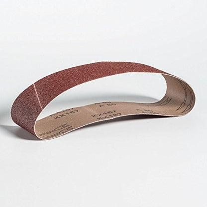 Mercer Industries 107080-3" x 24" Aluminum Oxide Sanding Belts, 80 Grit (10 Pack) - size: 3 x 24, style: 80 Grit
