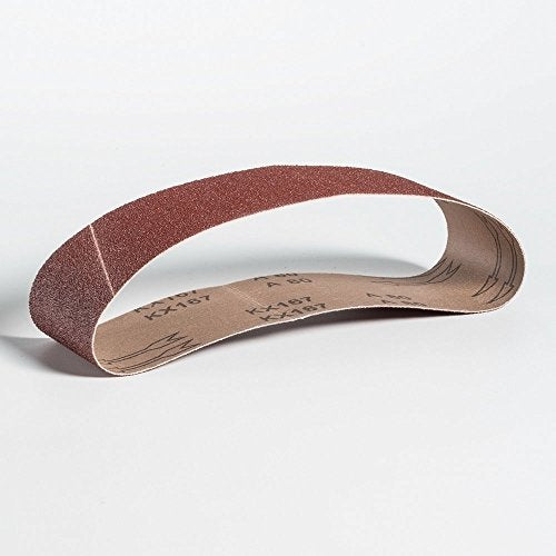 Mercer Culinary Mercer Industries 110080-4" x 24" Aluminum Oxide Sanding Belts, 80 Grit (10 Pack) - size: 4 x 24, style: 80 Grit