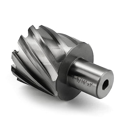 Annular Cutter JESTUOUS 1-9/16 Inch Cut Dia 3/4 Weldon Shank 1 Cut Depth