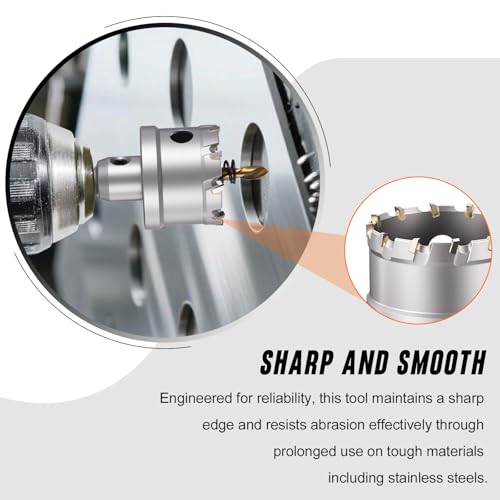 21/32" 17mm Hole Saw Tungsten Carbide TCT Hole Cutter W/Drill Bit - size: 17mm (21/32")