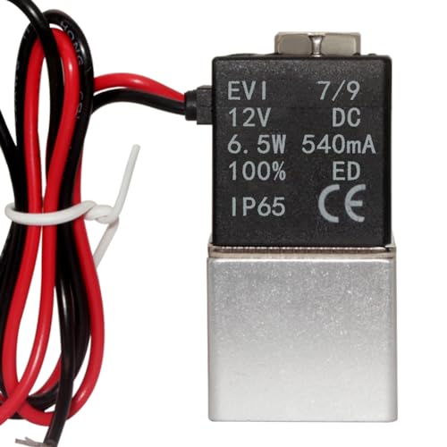 DC 12V Solenoid Valve 1/8" NPT 2 Way Normally Closed Air Valve Electric Solenoid Valve - size: 1/8"NPT, style: DC12V