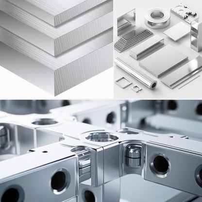 1/4Inch Thick Aluminum Sheet Plate, 8" x 8" Heavy Duty Aluminum Plates - size: 8x8", style: 1/4"