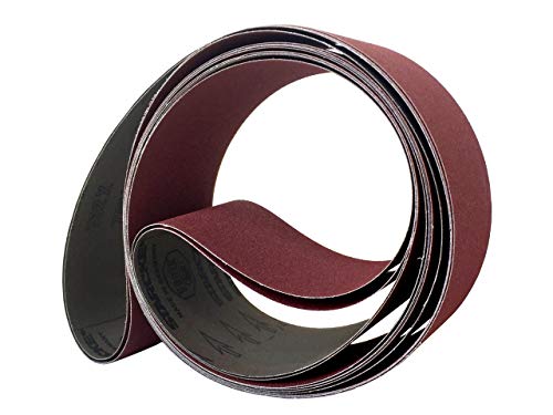 Starcke Sanding Belts 3 X 132 Cloth Aluminum Oxide Sander Belts (4 Pack, 100 Grit) - color: 100