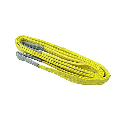2" x 3’ Poly Web Sling Lifting Strap for Rigging Moving Towing Hoisting Work Gear