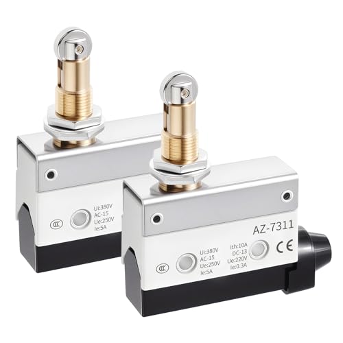 2 Pcs AZ-7311 Micro Limit Switch, 5A 250VAC Micro Switch, SPDT - color: AZ-7311