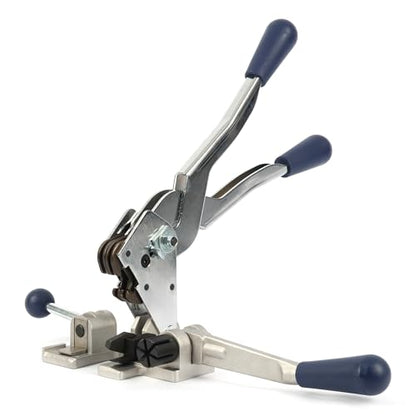 U.S. Solid 3-in-1 Manual Strapping Tool for 1/2 in (13 mm) PP Banding, Tensioner, Steel Seal Crimper and Cutter for Cartons, Pallets, Shipping and Warehouse Packaging